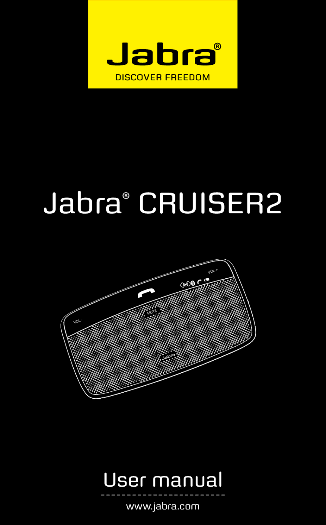 Jabra user manual Jabra CRUISER2 