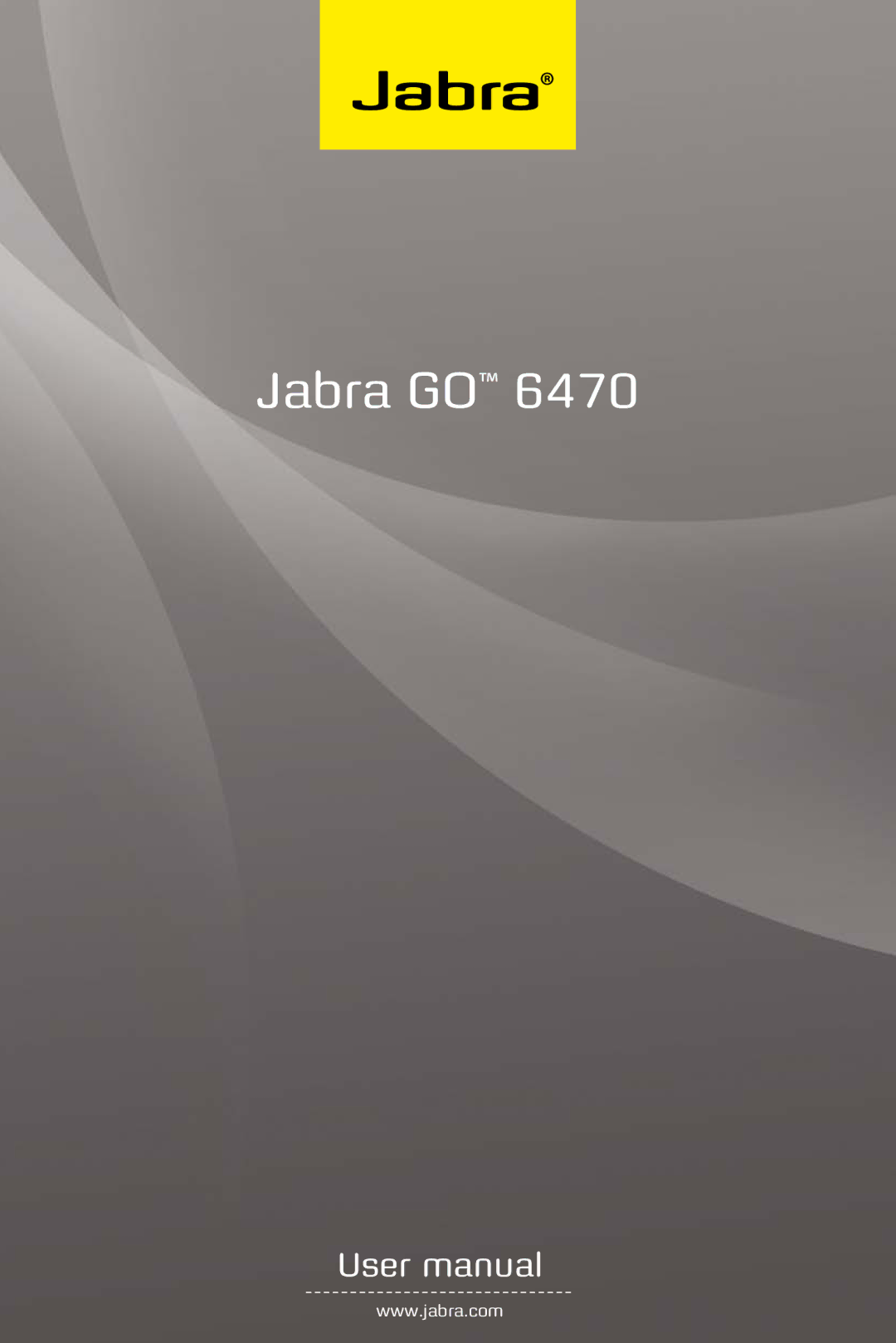 Jabra GO 6470 user manual Jabra GO 