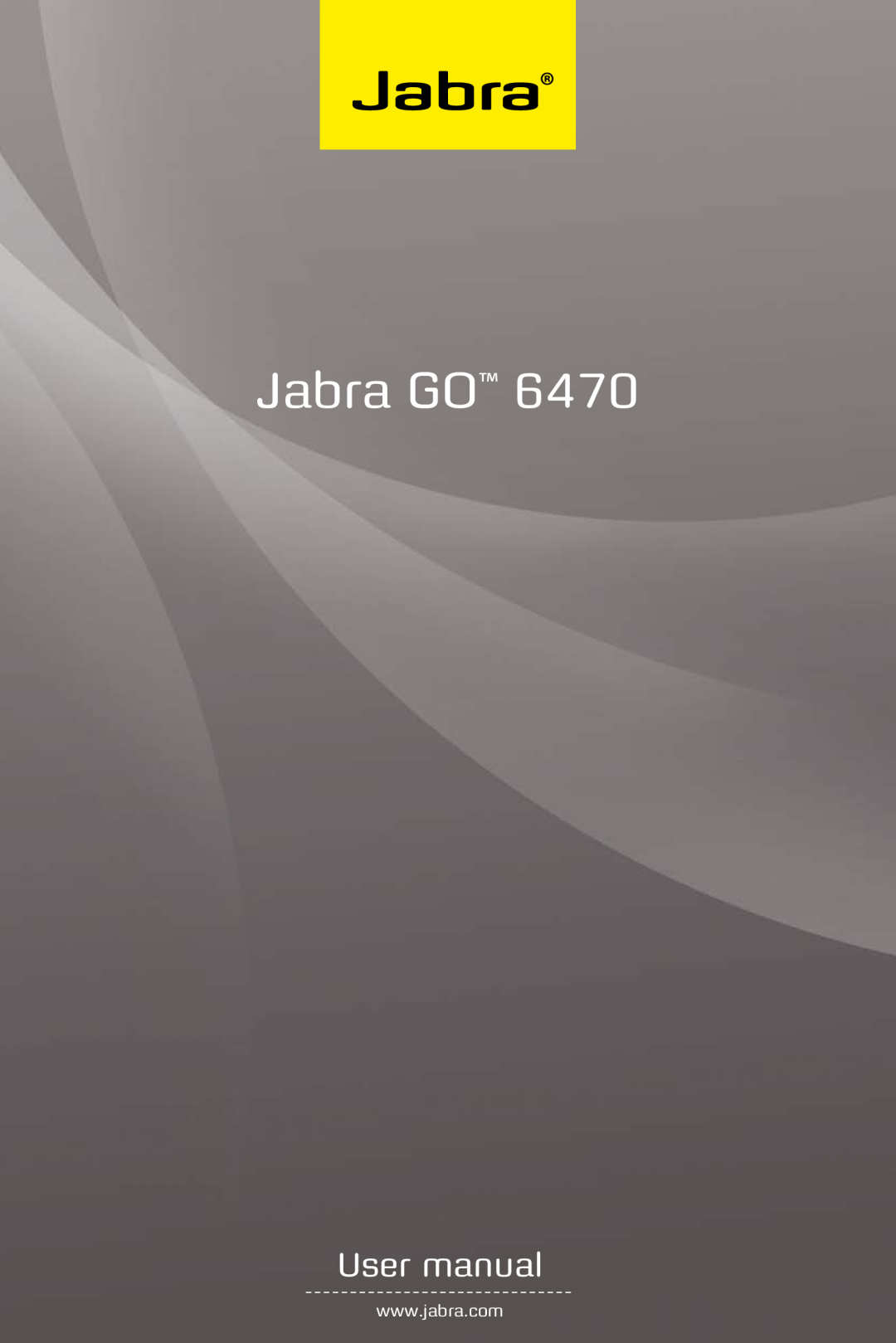 Jabra GO 6470 user manual Jabra GO, User manual 