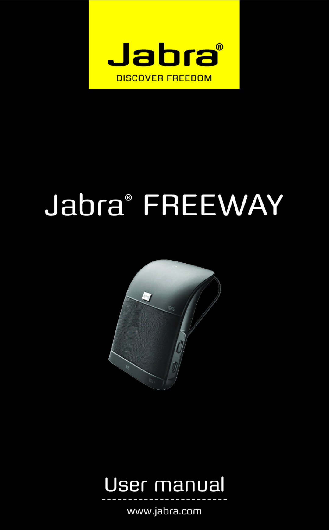 Jabra HFS100 user manual Jabra Freeway 