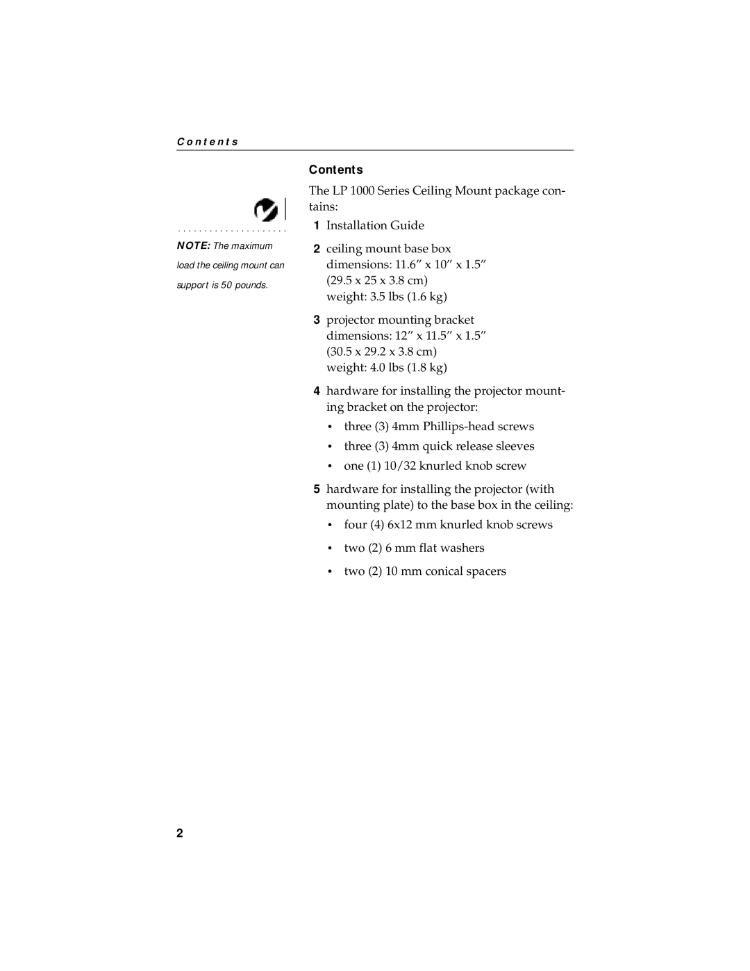 Jabra LP 1000 SERIES manual Contents 