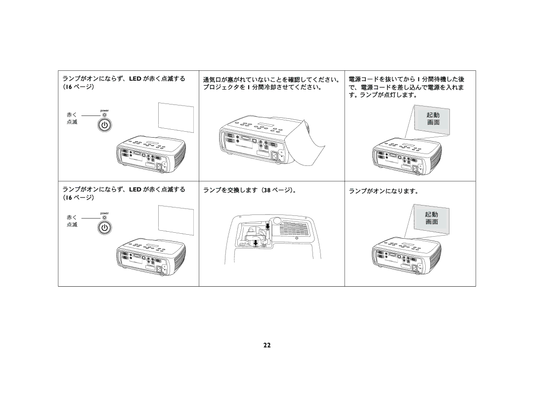 Jabra LP 540 manual ランプがオンにならず、LED が赤く点滅する （16 ページ） 