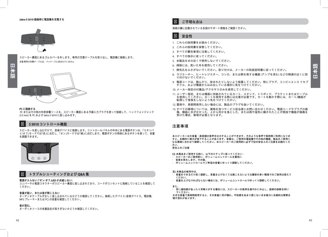 Jabra S5010 manual 