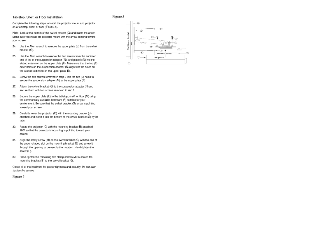 Jabra SP-CEIL-006 installation instructions Tabletop, Shelf, or Floor Installation 