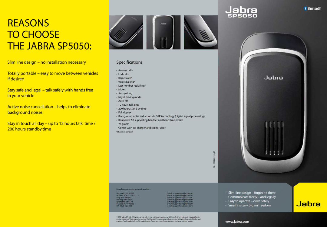 Jabra manual Jabra SP5050 