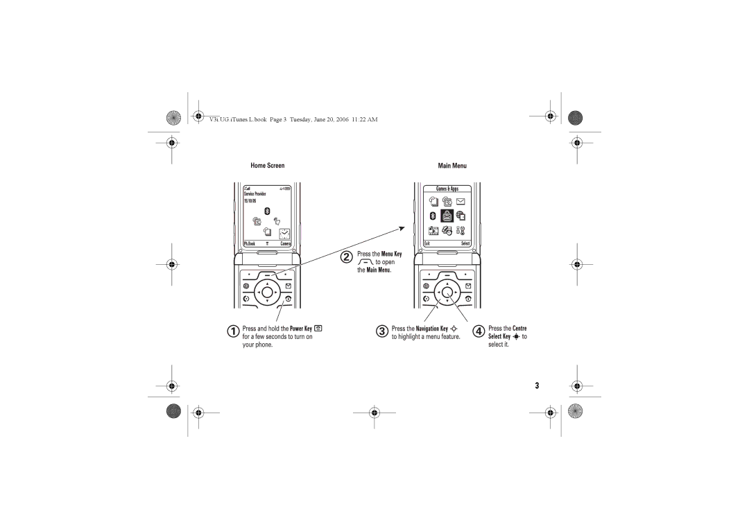 Jabra V3I manual V3i.UG.iTunes.L.book Page 3 Tuesday, June 20, 2006 1122 AM 