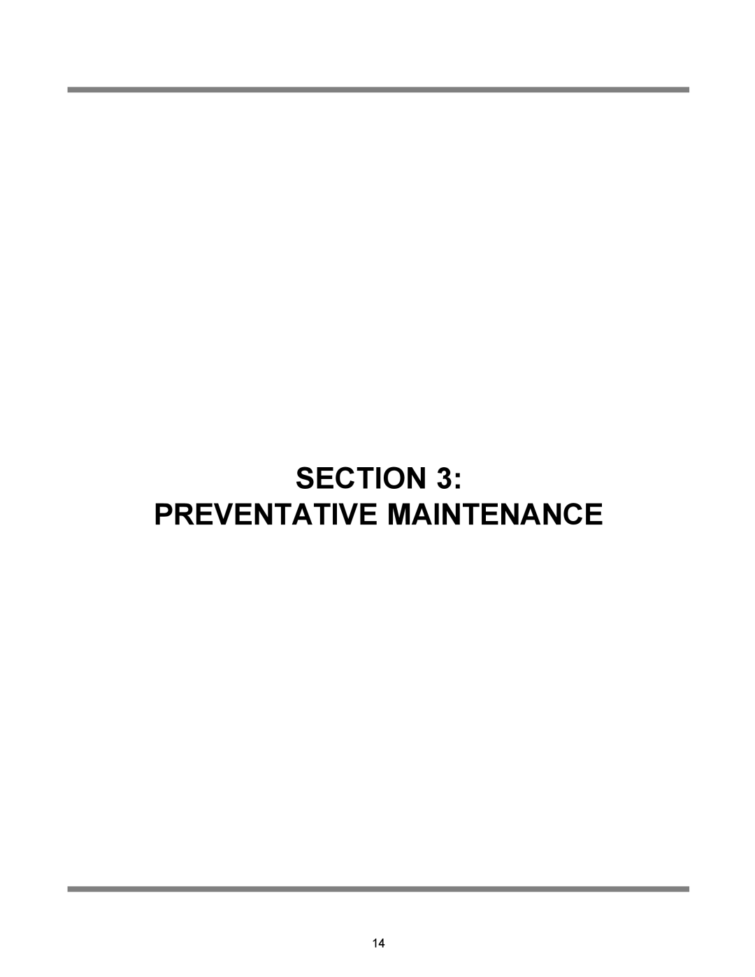Jackson 10U, 10APRB, 10AB operation manual Section Preventative Maintenance 