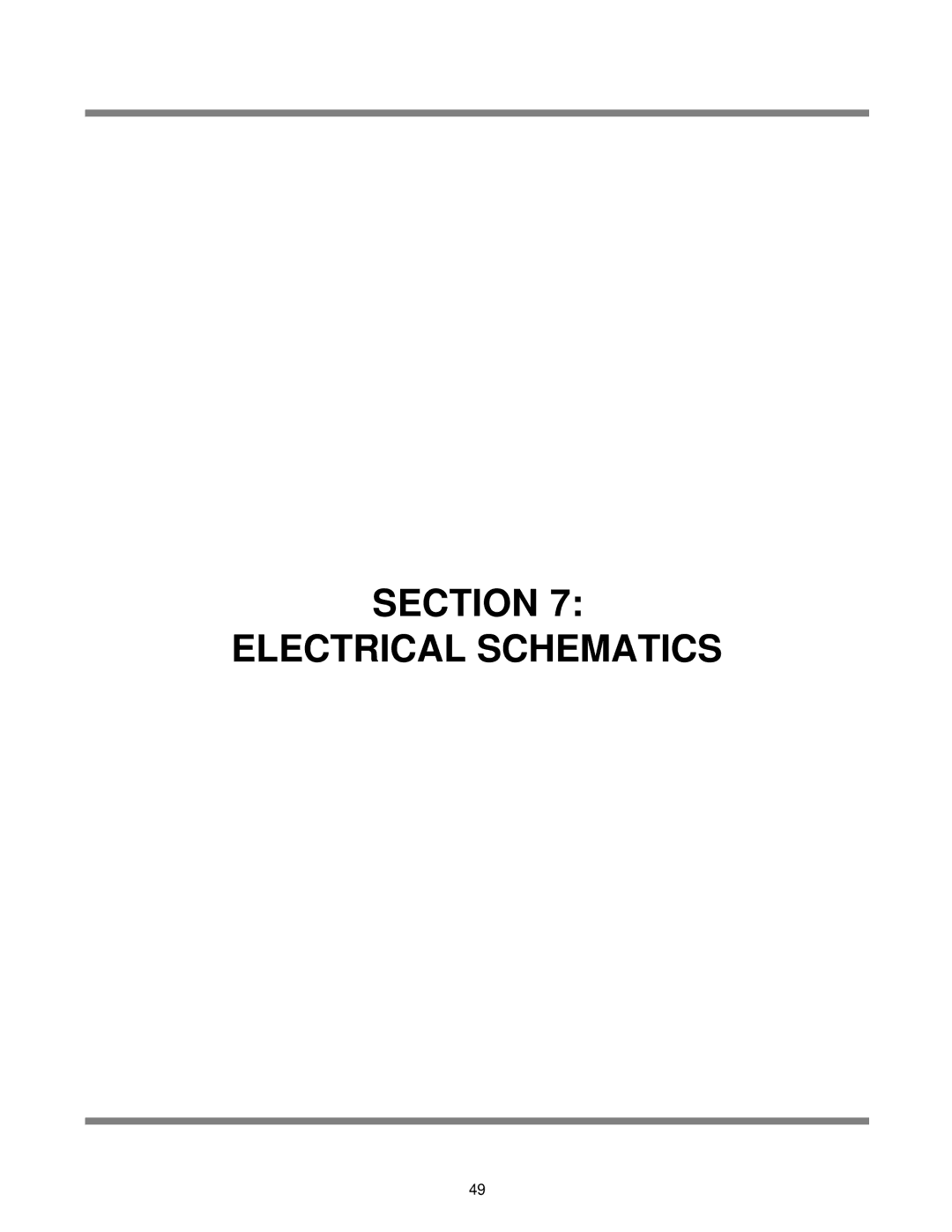 Jackson 200LT, 200S, 200B technical manual Section Electrical Schematics 