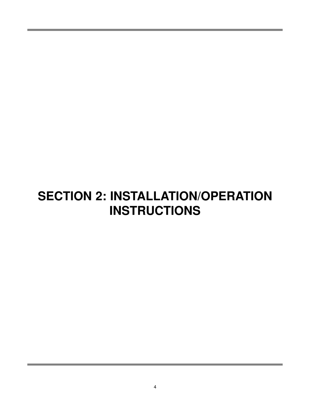 Jackson Delta 5, DELTA 5 D technical manual INSTALLATION/OPERATION Instructions 