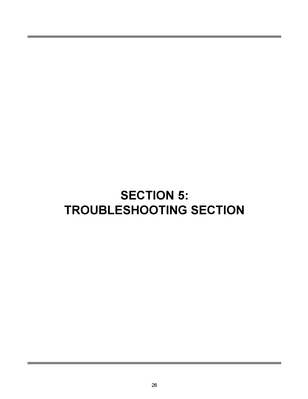 Jackson dishmachines, 10APRB, 10AB, 10U technical manual Section Troubleshooting Section 