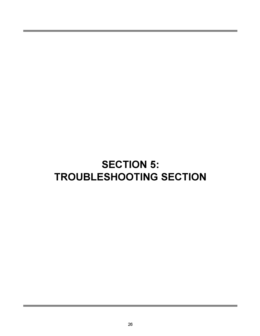 Jackson dishmachines, 10APRB, 10AB, 10U technical manual Section Troubleshooting Section 