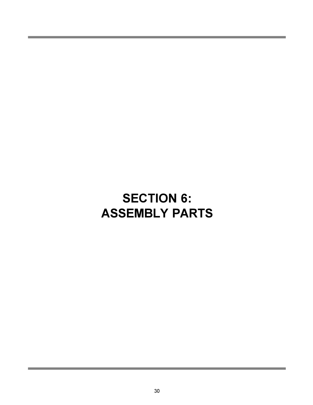 Jackson 10APRB, dishmachines, 10AB, 10U technical manual Section Assembly Parts 