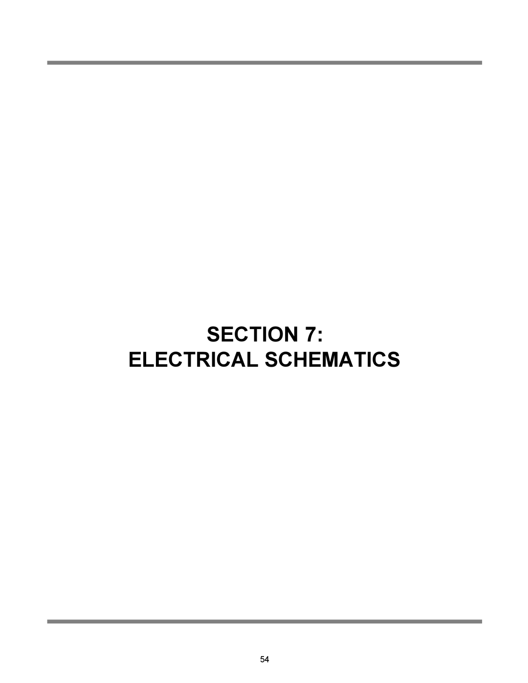 Jackson dishmachines, 10APRB, 10AB, 10U technical manual Section Electrical Schematics 