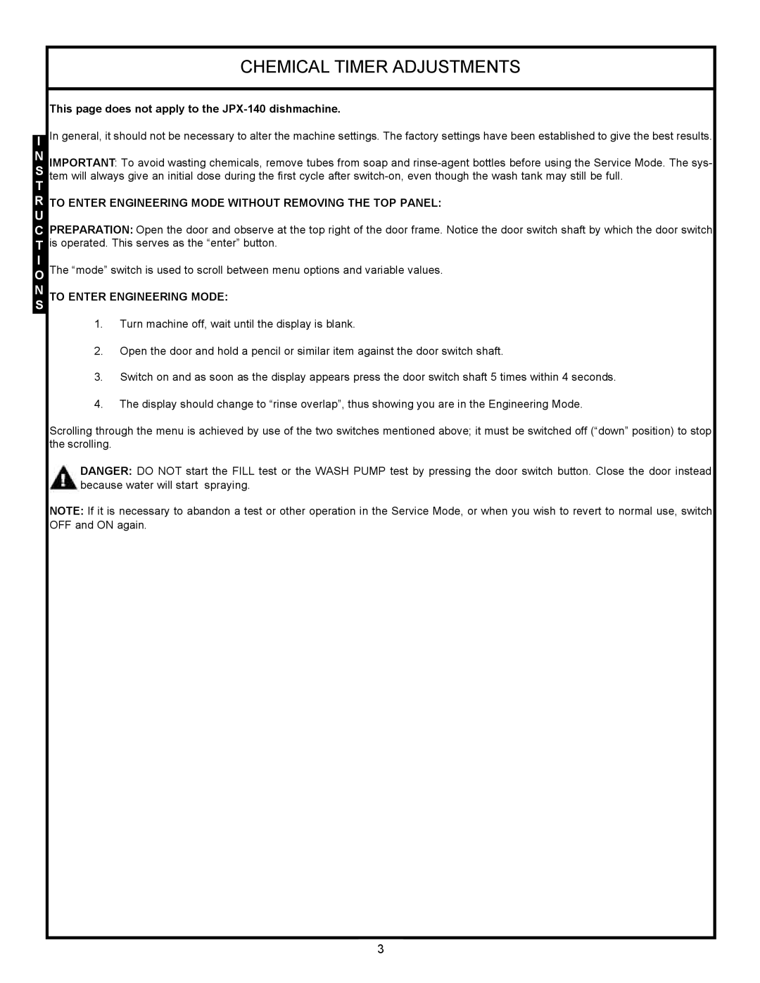 Jackson JPX-200, JPX-160, jpx-140 service manual 