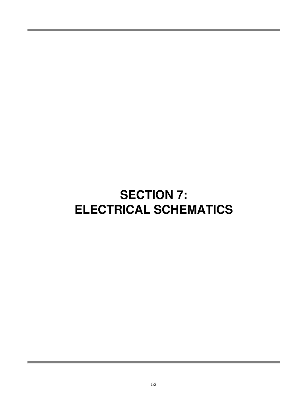 Jackson TEMPSTAR HH GPX, TEMPSTAR GPX technical manual Section Electrical Schematics 