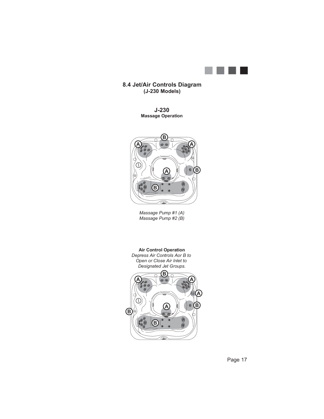 Jacuzzi 200 Series manual -Hw$Lu&RqwurovLdjudp, , 3DJH 