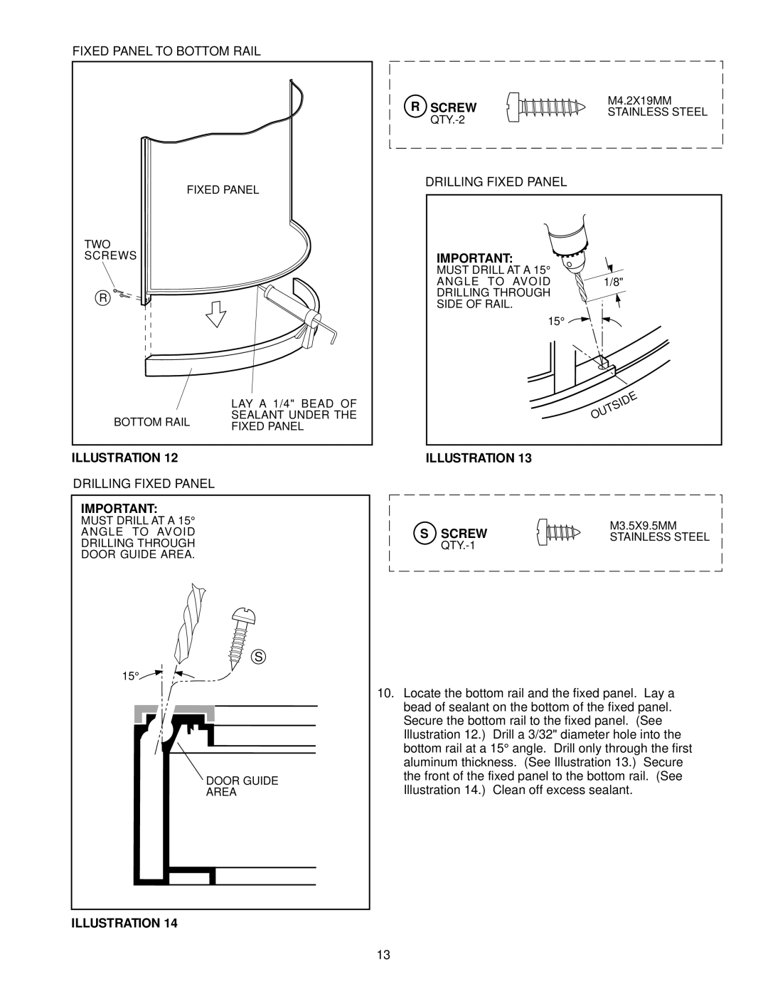 Jacuzzi F258000 manual Illustration Screw 