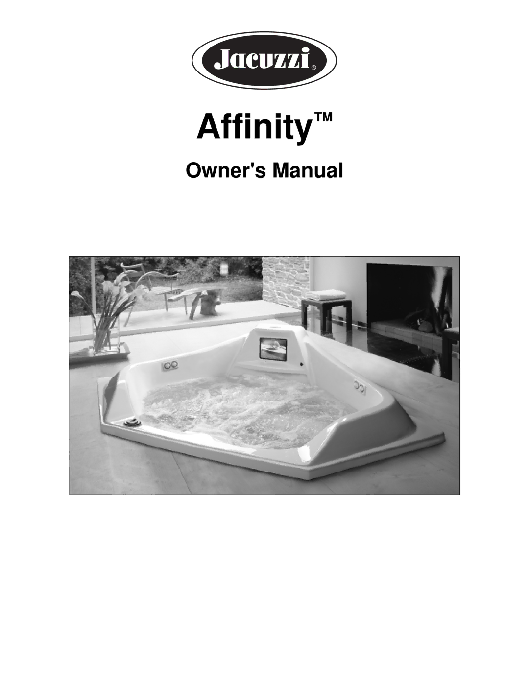 Jacuzzi S198 owner manual Affinity 