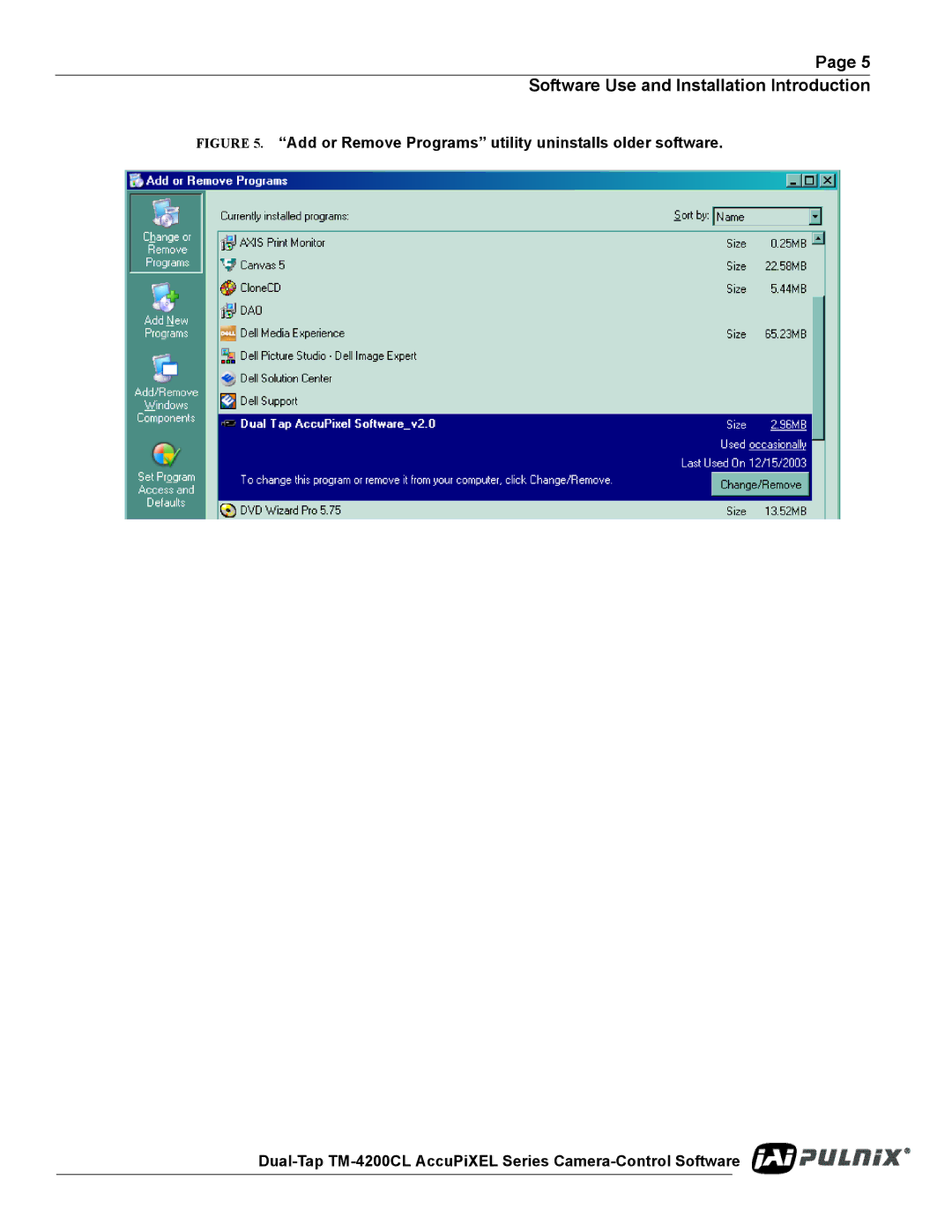 JAI TM/TMC-4200CL operation manual Software Use and Installation Introduction 