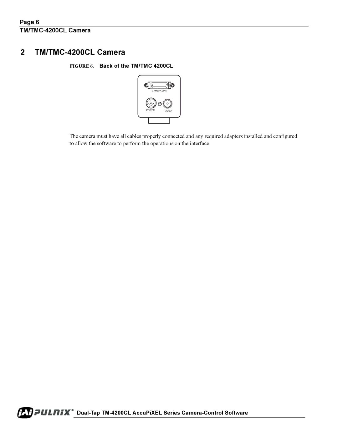 JAI operation manual TM/TMC-4200CL Camera 