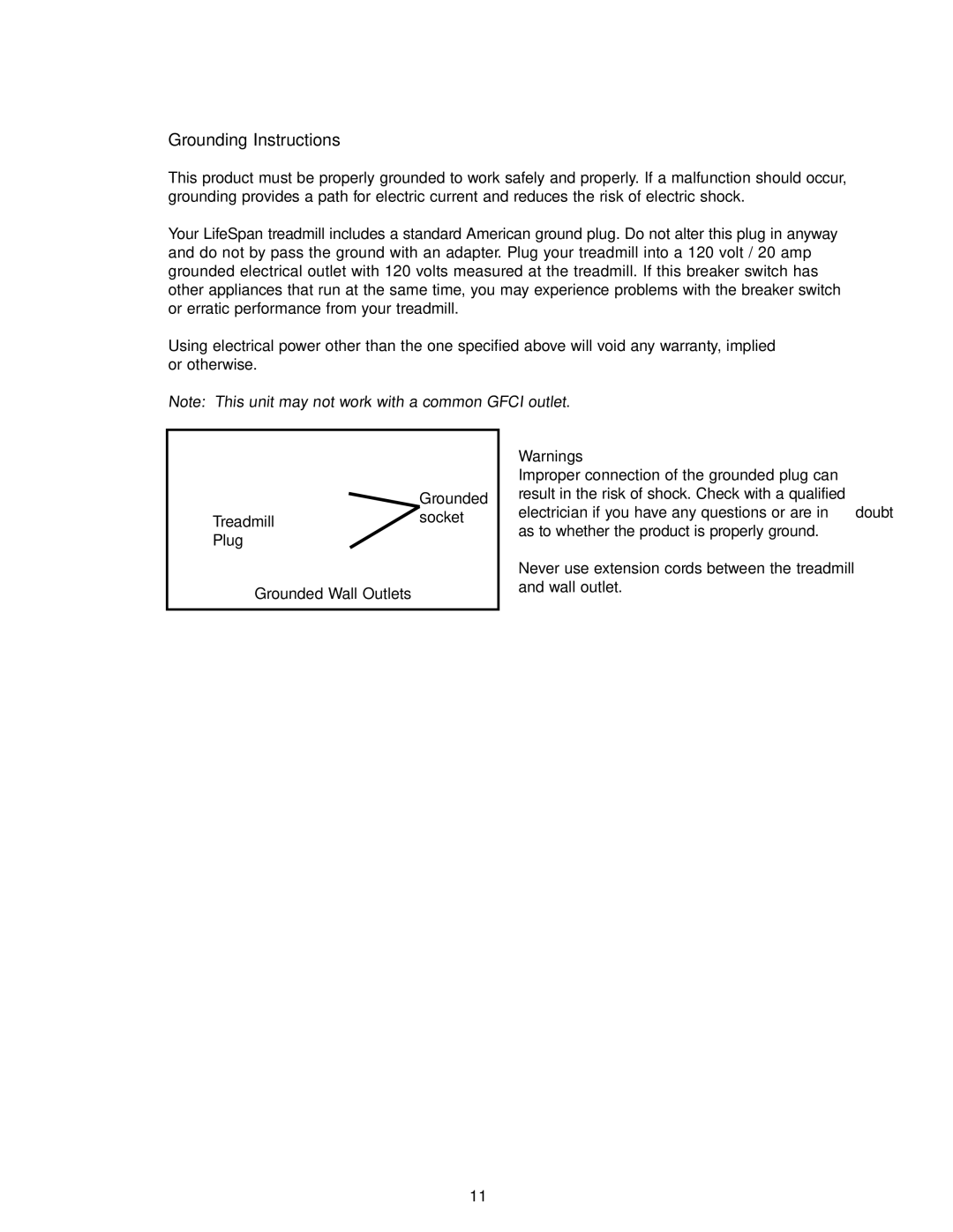 JAKKS Pacific TR1000-TV, TR500 manual Grounding Instructions 