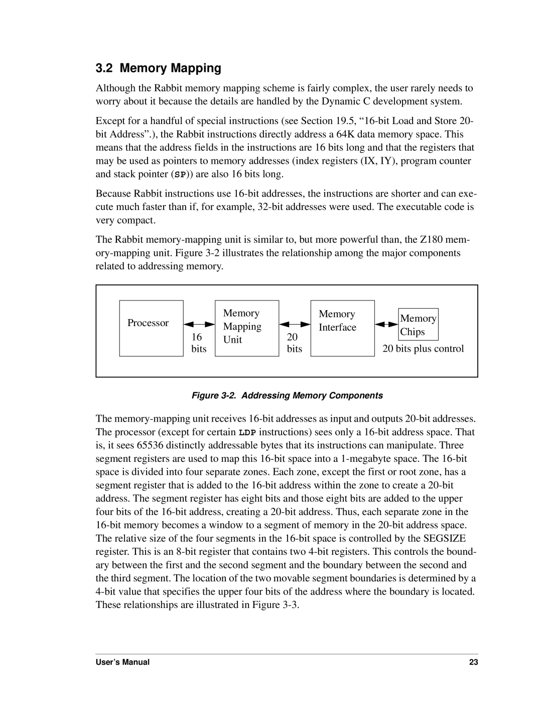 Jameco Electronics 3000, 2000 manual Memory Mapping, Addressing Memory Components 