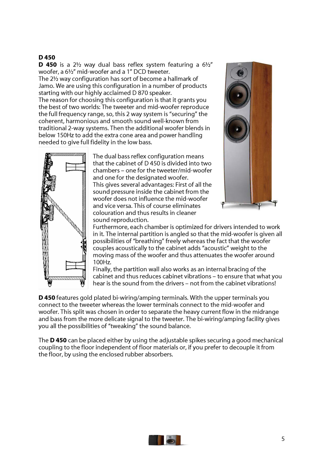 JAMO D 4 manual 450 