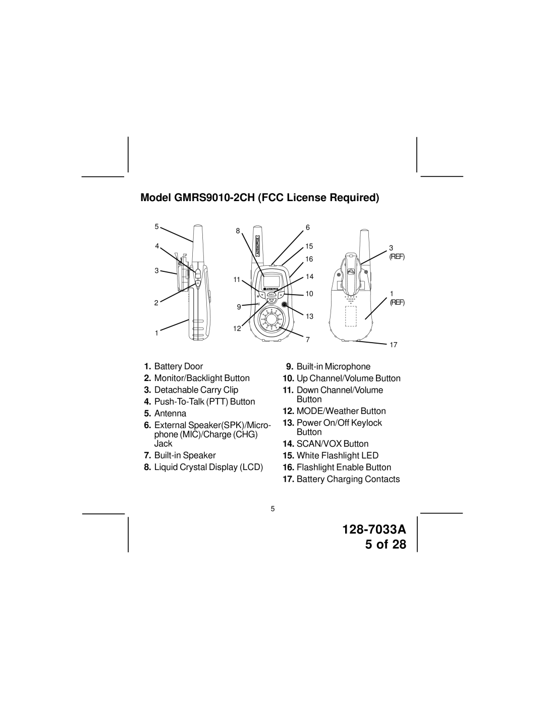 JAMO owner manual Model GMRS9010-2CH FCC License Required 