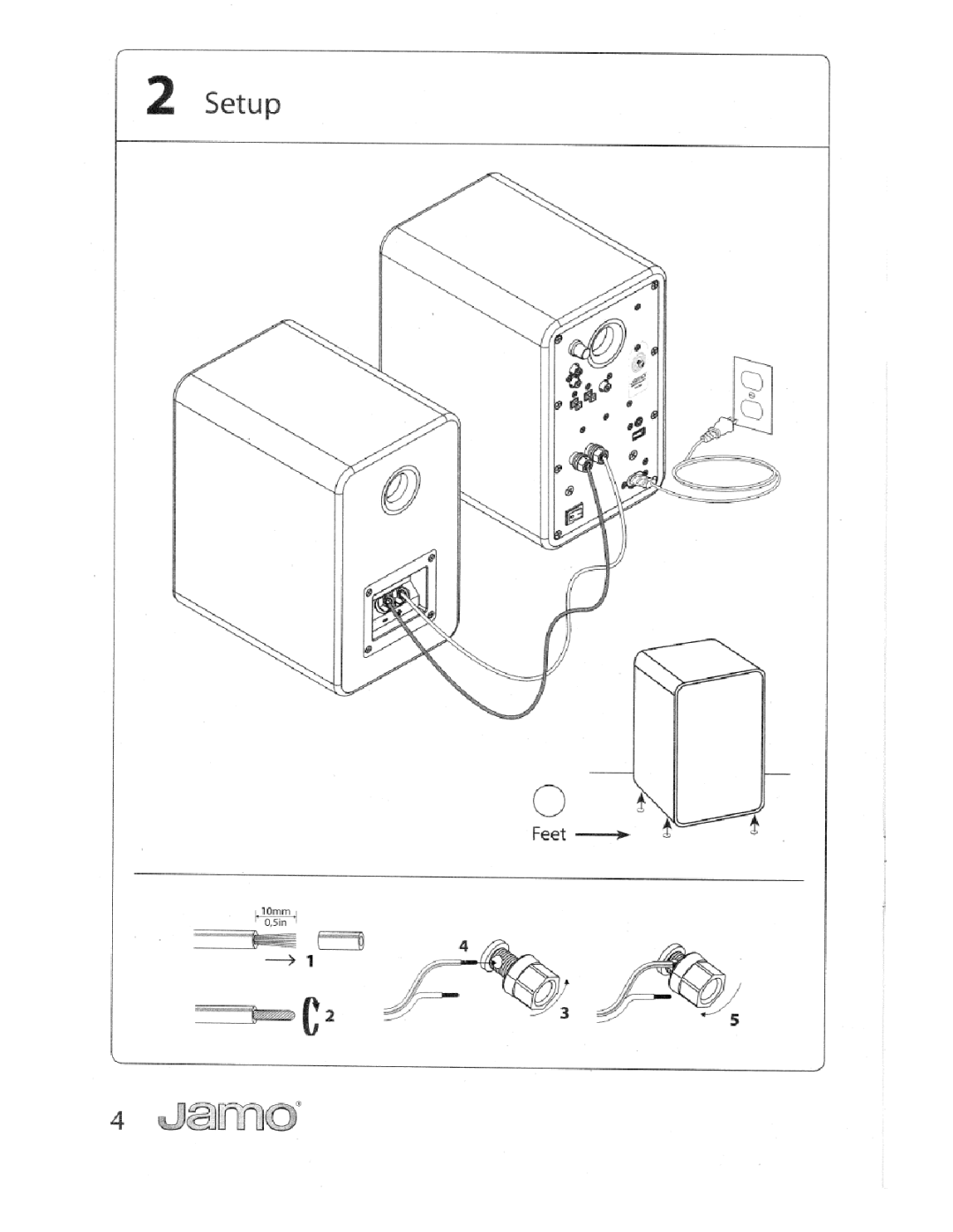 JAMO P404HG manual 