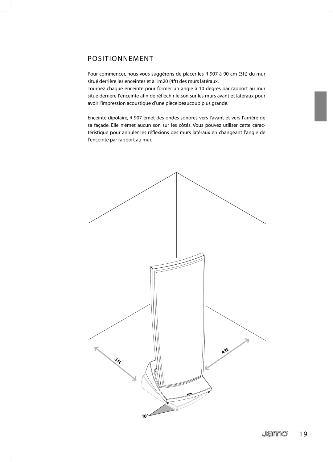 JAMO R 907 owner manual S I T I O N N E M E N T 