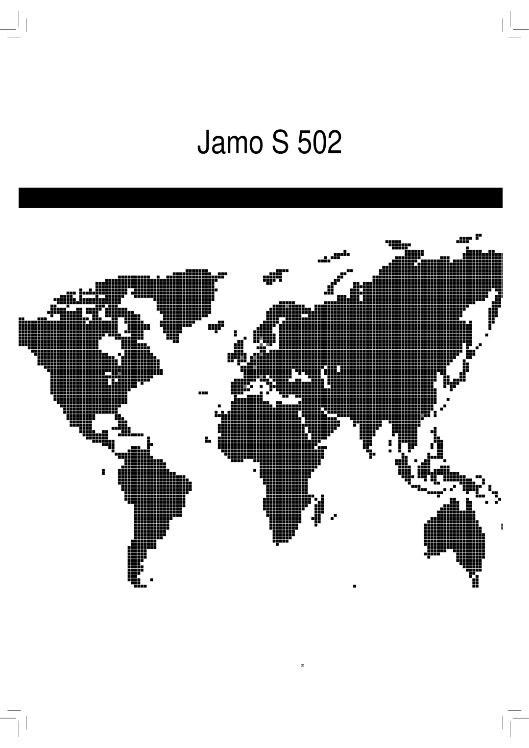 JAMO S 502 manual Jamo S 