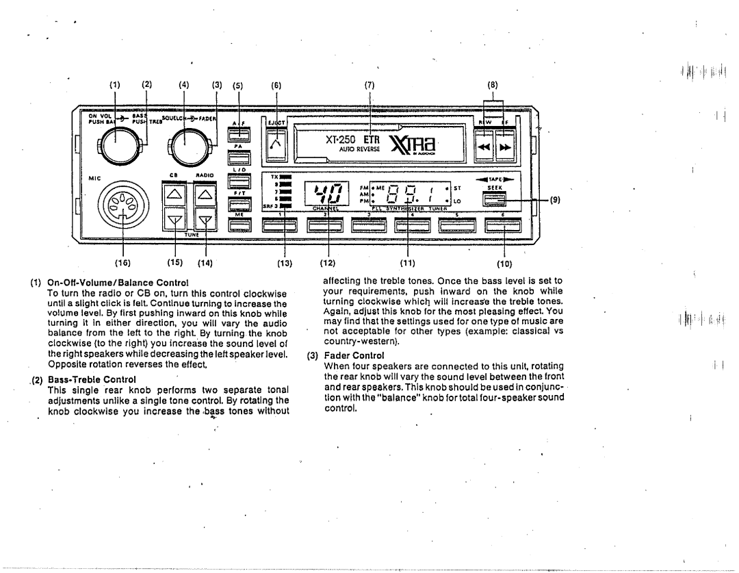 JAMO XT-250 owner manual 101c 