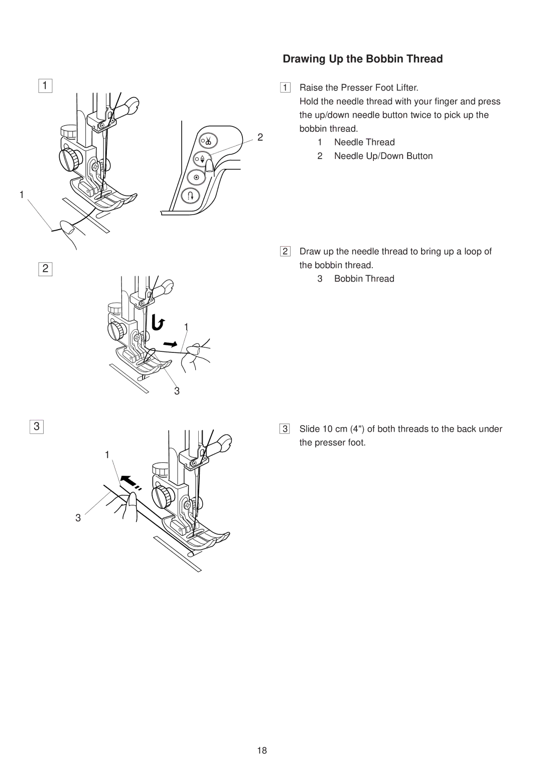 Janome 6500 manual Drawing Up the Bobbin Thread 