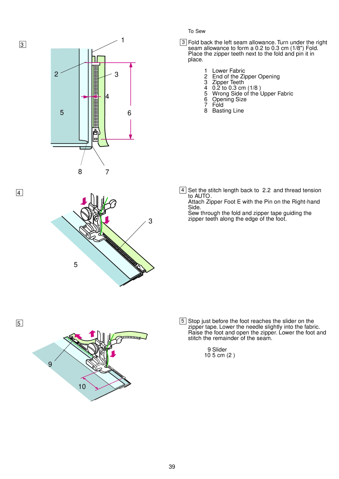 Janome 9700 manual To Sew 