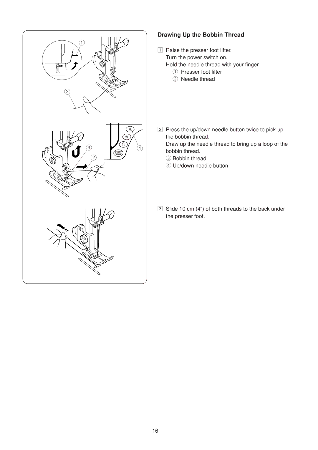 Janome JP760 manual Drawing Up the Bobbin Thread 