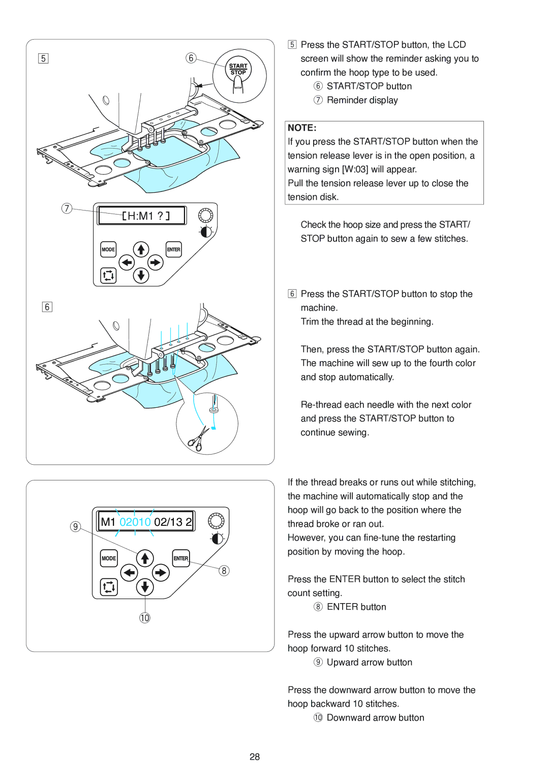 Janome MB-4 manual HM1 ? M1 02010 02/13 