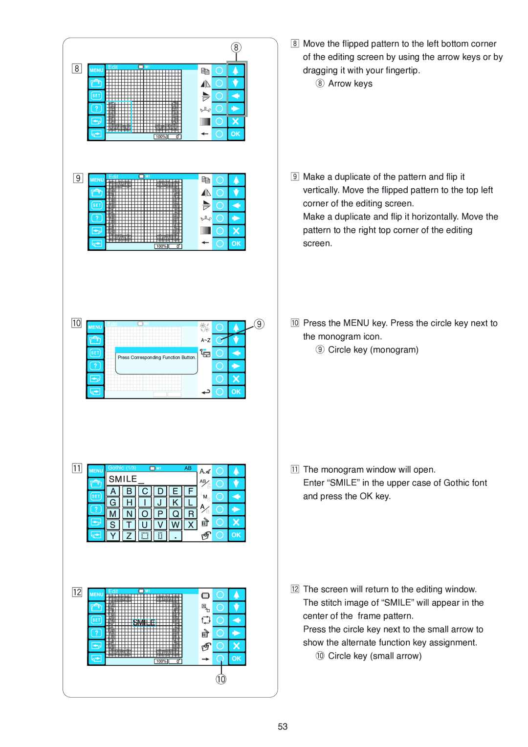 Janome MB-4 manual ⁄2 Edit 