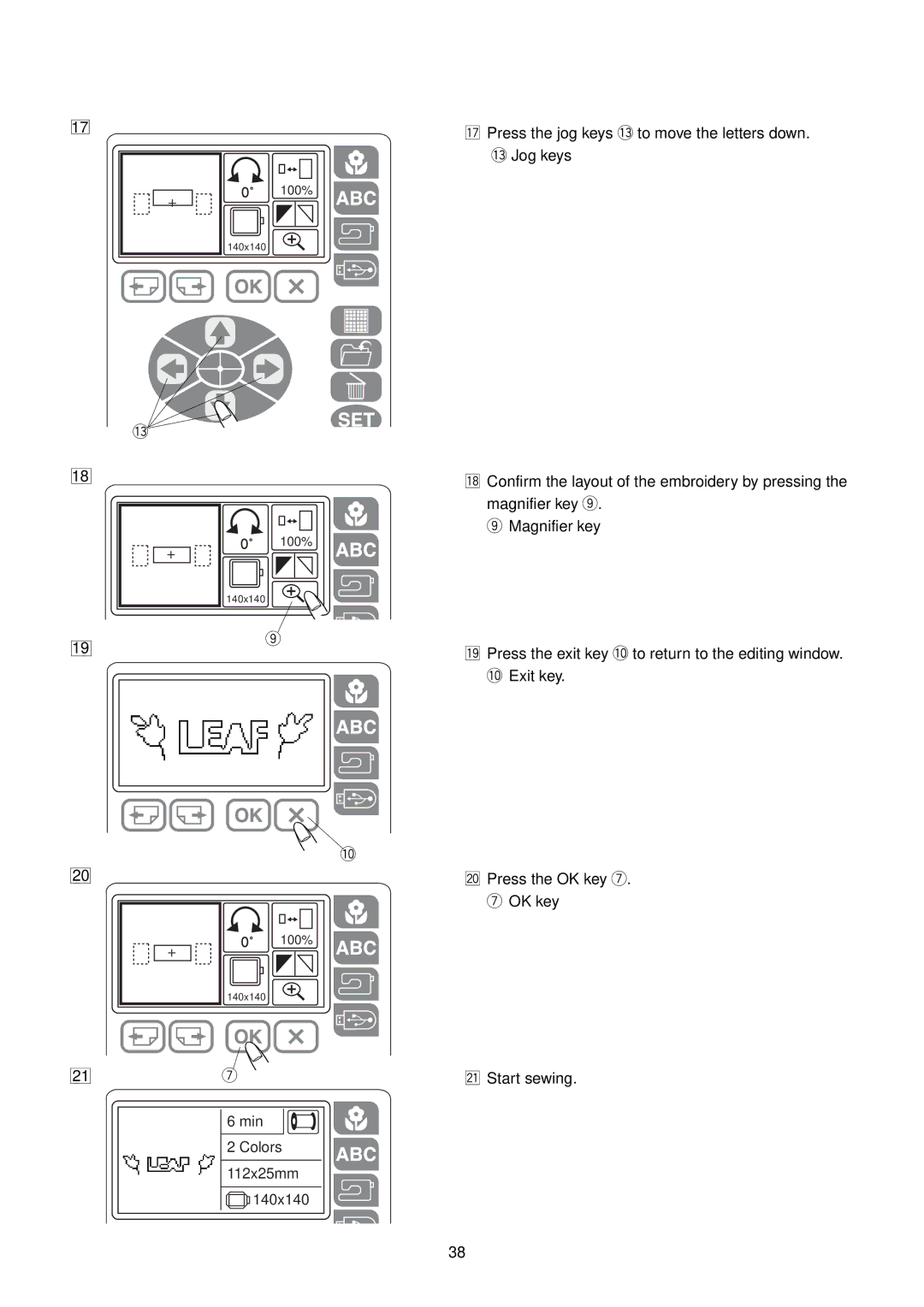 Janome MC 200E manual Min 