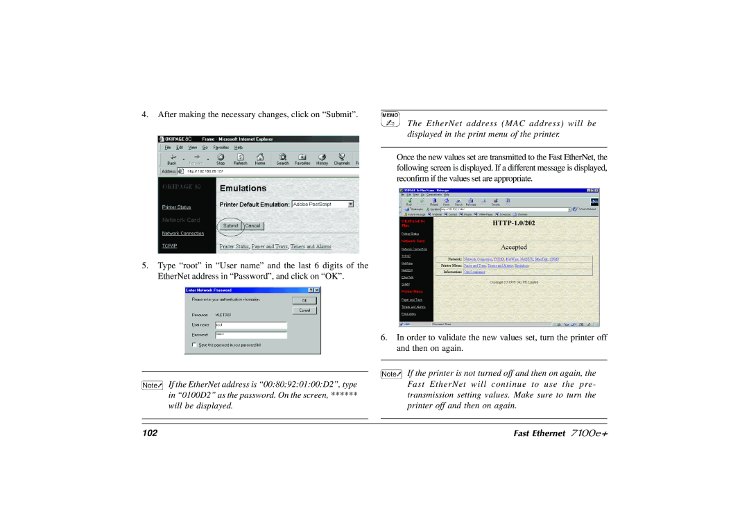 Japan Tiger user manual Fast Ethernet 7100e+ 