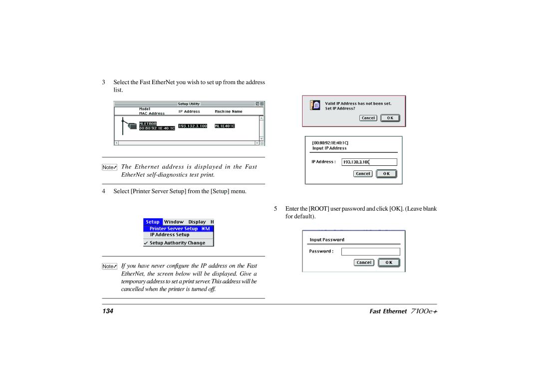 Japan Tiger user manual Fast Ethernet 7100e+ 