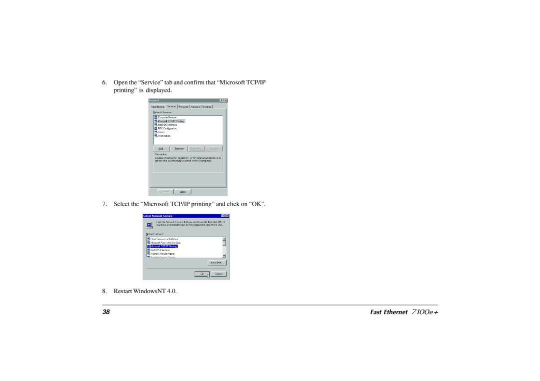 Japan Tiger user manual Fast Ethernet 7100e+ 