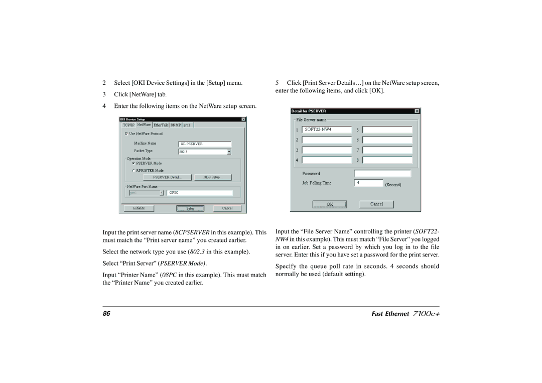 Japan Tiger user manual Fast Ethernet 7100e+ 