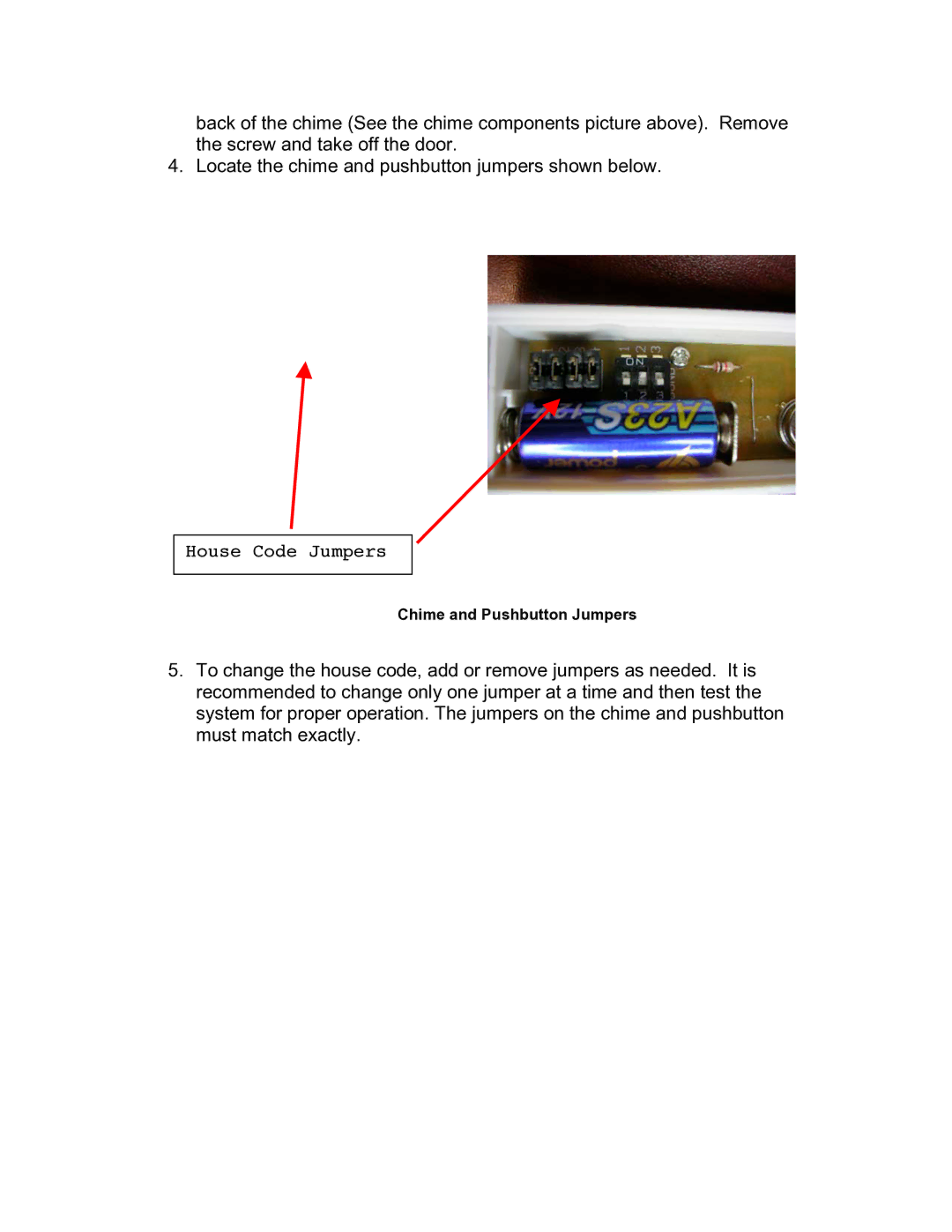 Jasco 19242 installation instructions House Code Jumpers 