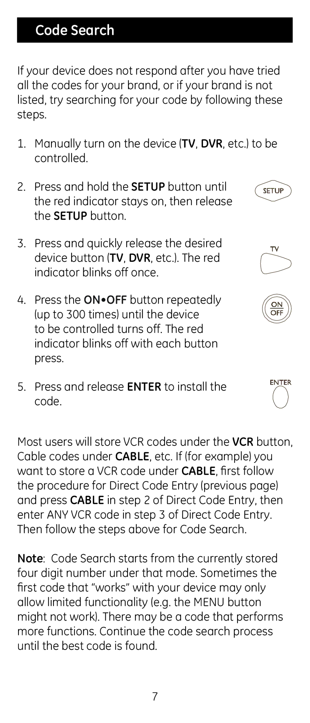 Jasco 24944 instruction manual Code Search 