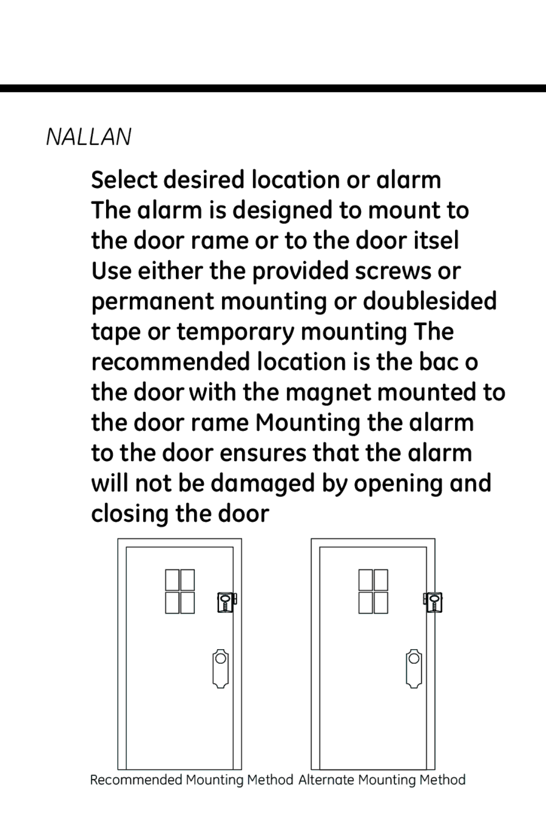 Jasco 45117 user manual Installation 