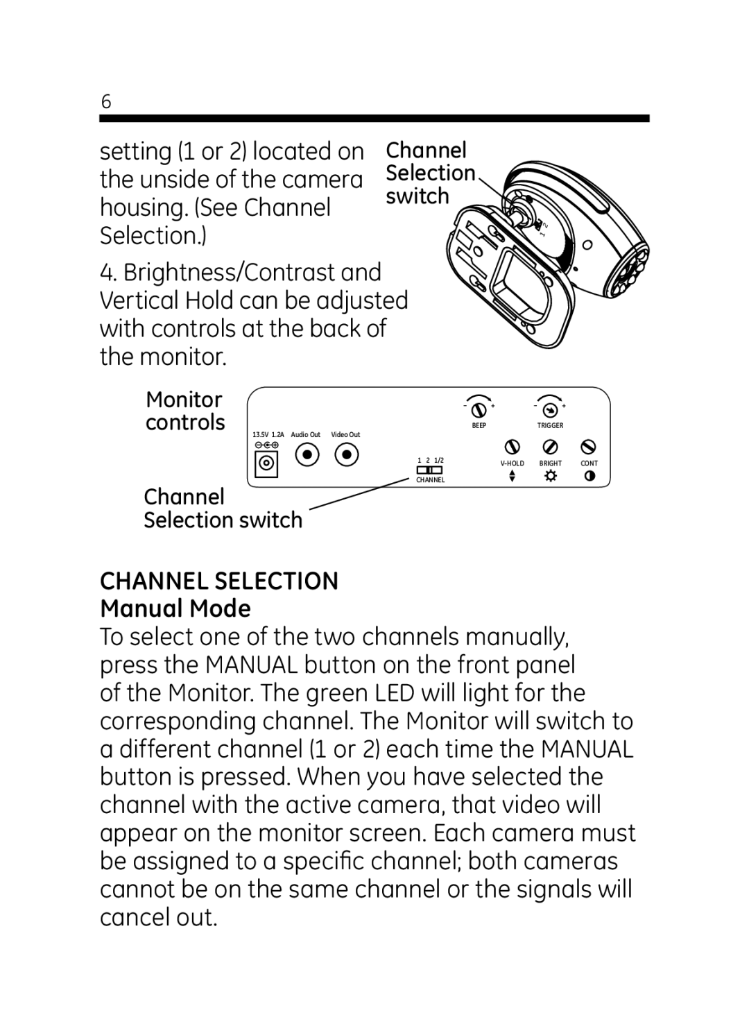 Jasco 45235 user manual Channel Selection, Manual Mode 