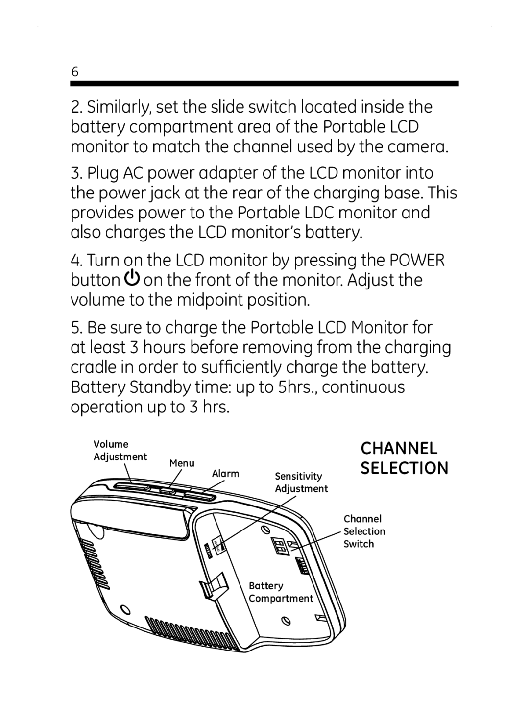 Jasco 45236 user manual Channel Selection 