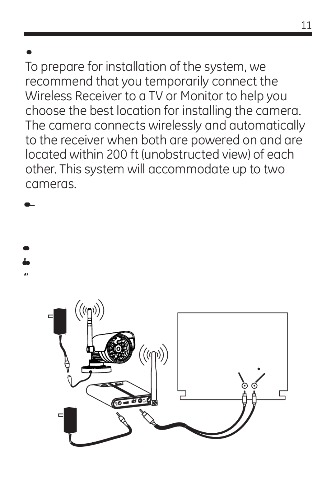 Jasco 45246 user manual Connecting to a TV or Monitor 