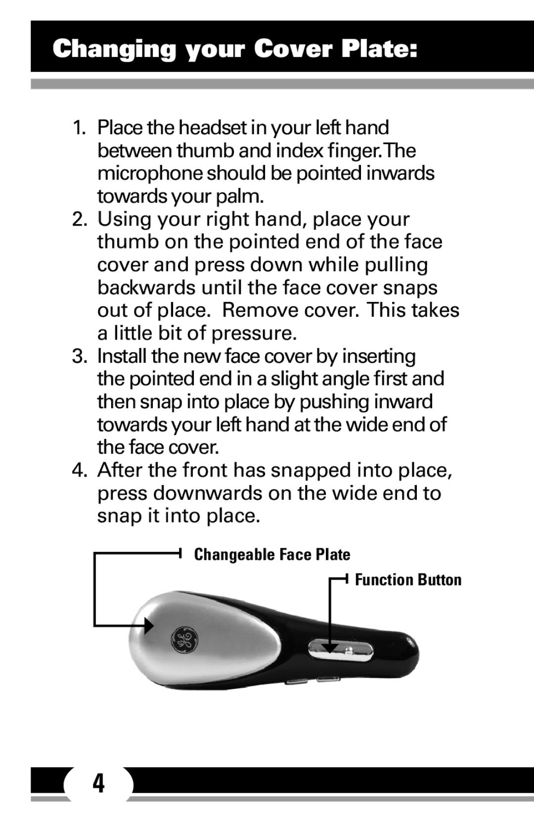 Jasco 86712 manual Changing your Cover Plate 