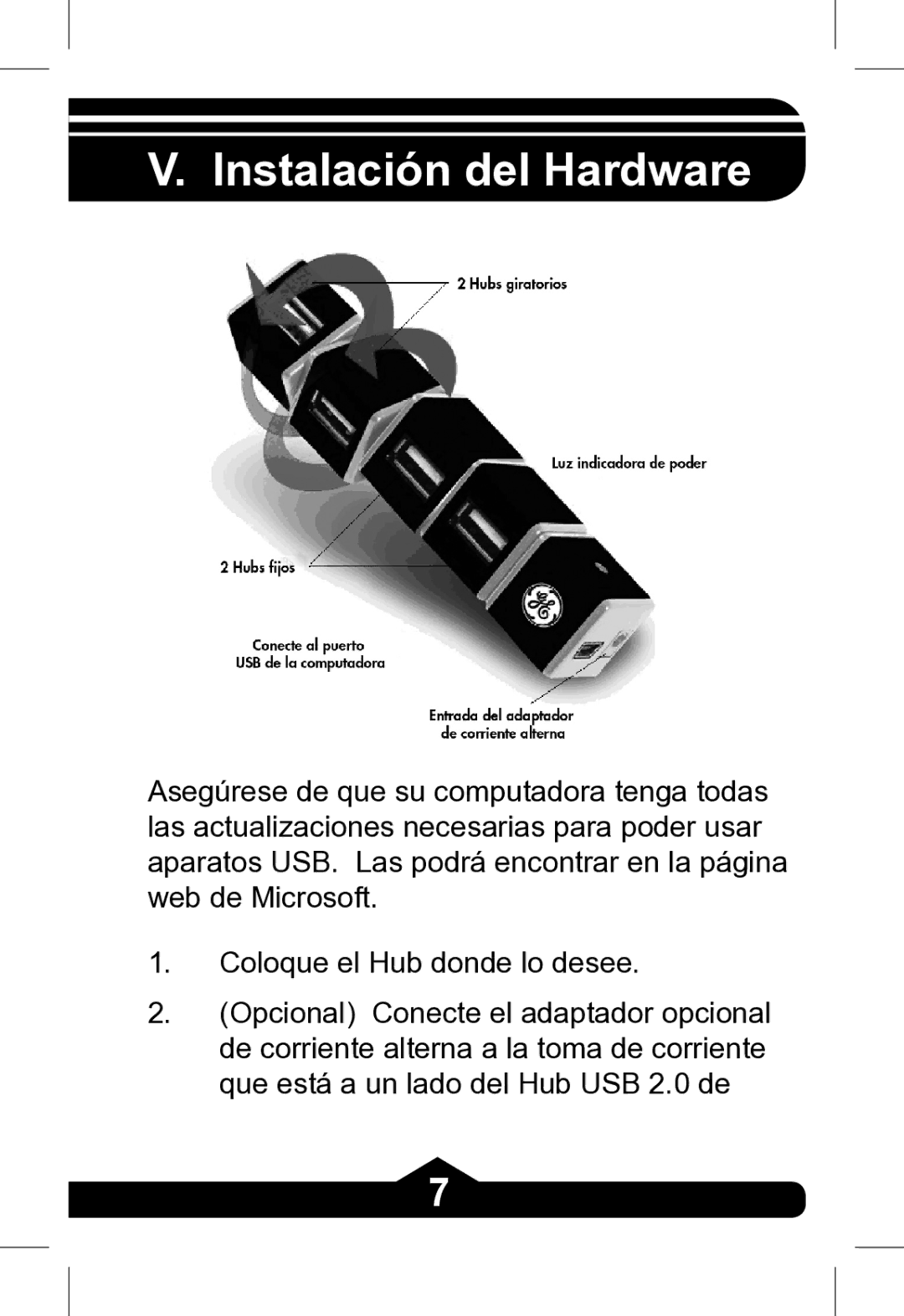 Jasco 97847, 97846, 97845 instruction manual Instalación del Hardware 